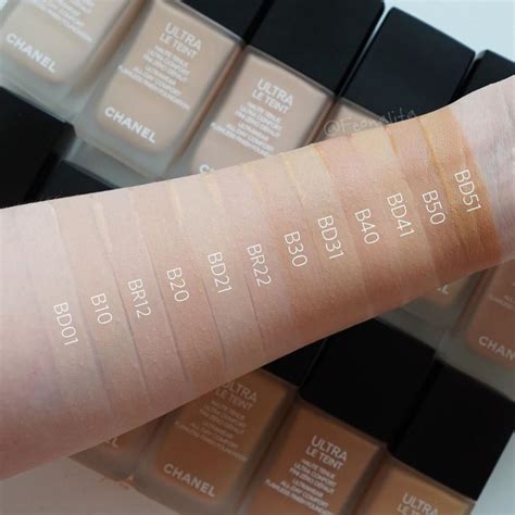 fondotinta chanel perle|Chanel Ultra Le Teint Foundation • Foundation Swatches.